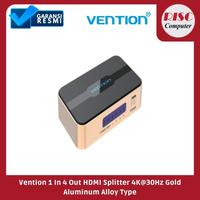 Gambar Vention 1 In 4 Out HDMI Splitter 4K@30Hz Gold Aluminum Alloy Type dari Risc Computer undefined 1 Tokopedia