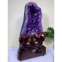 Gambar Hiasan Model Batu Amethyst Batu Kecubung Goa Ametyst Cathedral Geode Kristal Alam Brazil dari WAN-TOKO undefined 4 Tokopedia