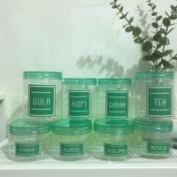 Gambar TOPLES PLASTIK TEMPAT BUMBU DAPUR WARNA HIJAU MODEL MINIMALIS dari adefatar undefined 3 Tokopedia