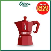 Gambar Bialetti - Mokapot Moka Exclusive Red - Mokapot 3 Cups - Alat Seduh Kopi Manual dari madesu1212 undefined 1 Tokopedia