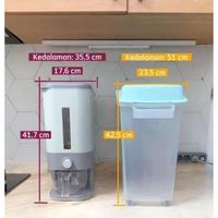 Gambar Dispenser Beras Jumbo 20kg Technoplast Rice Keeper Rice Box Wadah Beras Tempat Beras Kapasitas 20kg dari adefatar undefined 3 Tokopedia