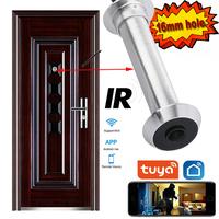 Gambar WiFi 16mm Door Camera -hole Diameter tuya Mini Peephole Security Door Cat  Wide Angle IR Infrared Night Vision P2P ONVIF dari Jhoey 19 undefined 5 Tokopedia