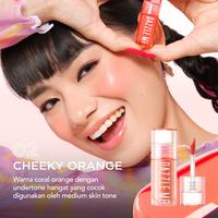 Gambar DAZZLE ME Heart-Melt Creamy Liquid Blush - Blush on Liquid - Cheeky Orange dari queenbee kosmetik undefined 5 Tokopedia
