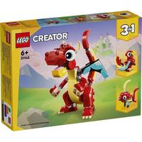 Gambar LEGO Creator 31145 Red Dragon 3in1 Animal Toy Set (149 Pieces) Balok Mainan Anak (6 Tahun+) dari MUTIARATECHH undefined 3 Tokopedia