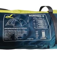 Gambar •tenda camping dome termurah •tendaki NSM 4 •arundaya 4+ air •java 4 light •borneo 3 •borneo 4 •double layer •PU3000mm dan •PU4000mm dari rejaaditia undefined 2 Tokopedia