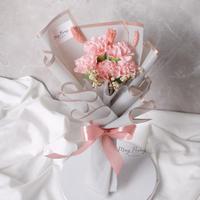 Gambar CARNATION SOAP FLOWER BOUQUET 5 STEM - BUKET BUNGA ANYELIR KADO WISUDA ULTAH BIRTHDAY SEMPROL NIKAH - Pink dari Samira aksesoris undefined 3 Tokopedia