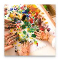 Gambar Finger Painting Anak / Cat Lukis Anak / Cat Air / Pasta Kreatif Mentari dari alik kumbang undefined 2 Tokopedia