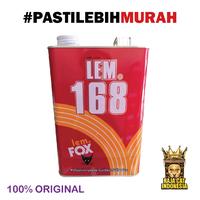 Gambar Lem Kuning FOX 168 Blek 10 kg Lem HPL Lem 168 Lem Triplek / 168 POLOS dari Raja Cat Depok 999 undefined 1 Tokopedia