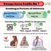 Gambar [TERBARU] Cuddle Me Levana Air carrier Polos Gendongan bayi SSC M shape Newborn -17Kg Adem Ringan dari Sweet Mall1 undefined 3 Tokopedia
