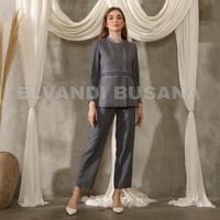 Gambar (Unf.Id) Blazer Wanita Baju Kerja Kantor Seragam Pdh Pns Pemda Dinas Guru Asn Wanita Atasan Kombinasi Batik Setelan Rok A Celana Panjang Kode 7007 Warna Abu Muda Langsung Diproses dari Uniform id undefined 2 Tokopedia
