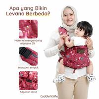 Gambar (Bisa COD) Levana Carrier cuddle me, Gendongan bayi baru lahir sampai 2 tahun, Gendongan empuk, Gendongan M-Shape, Gendongan Viral dan Trendi dari Sweet Mall1 undefined 5 Tokopedia