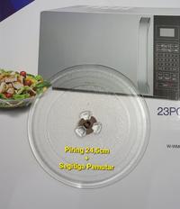 Gambar Piring Microwave 24,5 Cm - Piringan Kaca Microwave 24.5Cm dari Pangasewa undefined 1 Tokopedia