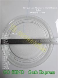 Gambar Piring Kaca Microwave Sharp Original Diameter 27 Cm ( 272 Mm ) dari Pangasewa undefined 5 Tokopedia