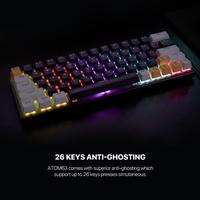 Gambar POPULER FANTECH ATOM MIZU SERIES KEYBOARD MECHANICAL GAMING ATOM 63 81 96 HOTSWAPPABLE 3 PIN dari Kenzo 77 undefined 1 Tokopedia