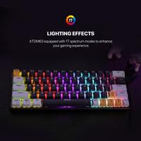 Gambar POPULER FANTECH ATOM MIZU SERIES KEYBOARD MECHANICAL GAMING ATOM 63 81 96 HOTSWAPPABLE 3 PIN dari Kenzo 77 undefined 2 Tokopedia