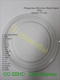 Gambar Piring Kaca Microwave Sharp Original Diameter 27 Cm ( 272 Mm ) dari Pangasewa undefined 4 Tokopedia