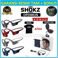 Gambar Shokz Openrun Aftershokz Open Run Wireless Bone Conduction Headphone - Blue (Mini), Kaos dari Trusted.Store undefined 3 Tokopedia