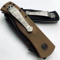 Gambar 2 Colors KOI Pattern Custom Titanium Knife Pocket Clip  Benchmade 551 Bugout 535 940 Emerson CQC Zero Tolerance 0640 0920 dari ZAKAJIARI NANIH KIJI undefined 5 Tokopedia