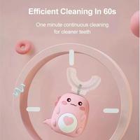 Gambar ChildrenS Electric Toothbrush Food Grade Silicone Oral 360 Degree Automatic Usb Charging Smart ChildrenS Toothbrush U-Shaped dari renimahsih undefined 3 Tokopedia