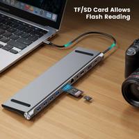 Gambar PTR Docking Station Multi Port USB Type C Hub 11 in 1 Adapter BYL-2003 dari estrishopp undefined 5 Tokopedia