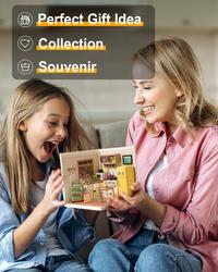 Gambar MAIN Miniature House Kit DIY Dollhouse Kit Tiny Room with Mini Furniture Happy Meals Kitchen for Teen Girl Gifts dari toko mainan12 undefined 2 Tokopedia