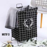 Gambar NTN Keranjang Baju 702 Laundry Basket Keranjang Cucian Baju Kotor - Abu Kotak dari LaNatuna undefined 4 Tokopedia