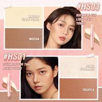 Gambar PINKFLASH - DUO MAKEUP STICK ( PF-F21 ) - DoubleShaping 3D Makeup Stick Three-Dimensional Shaping Creamy Smooth Contour Highlighter - HS03 dari PIK3TH undefined 4 Tokopedia