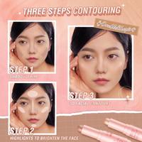 Gambar PINKFLASH - DUO MAKEUP STICK ( PF-F21 ) - DoubleShaping 3D Makeup Stick Three-Dimensional Shaping Creamy Smooth Contour Highlighter - HS03 dari PIK3TH undefined 3 Tokopedia
