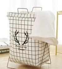 Gambar NTN Keranjang Baju 702 Laundry Basket Keranjang Cucian Baju Kotor - Abu Kotak dari LaNatuna undefined 3 Tokopedia