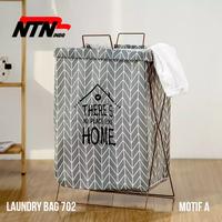 Gambar NTN Keranjang Baju 702 Laundry Basket Keranjang Cucian Baju Kotor - Abu Kotak dari LaNatuna undefined 1 Tokopedia