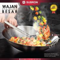 Gambar Subron Wajan Besar Stainless 70 cm Kuali Wok Tebal Penggorengan Masak dari Home Electro undefined 2 Tokopedia