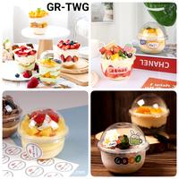 Gambar GR-TWG Korean dessert jelly cup gelas pudding buah box cake hampers - TWG-0250  dari Yamama Baking Jakarta undefined 1 Tokopedia