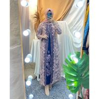 Gambar RAIHANA SET - Gamis Tille - Gamis Brukat - Gamis Mewah - Gamis Pesta - Tanahabang Collection dari Alifbata mall undefined 5 Tokopedia