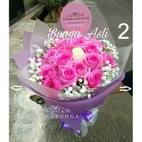 Gambar Berryman Buket Bunga Mawar Asli Fresh Flower Hand Bouquet Birthday Hadiah Anniversary Kado Wisuda Wedding Red White Pink Rose Bucket Segar Mothers Day Rangkaian Hari Ibu Valentine Day Ulang Tahun Graduation Gift Merah Pink Putih Souvenir Ultah Pernikahan dari Berryman Market undefined 3 Tokopedia