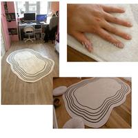 Gambar Cream Color Irregular Carpets for Living Room Ins Soft Fluffy Bedside Rugs Oval Bedroom Rug for Children Washable Big Size Mats dari PT ROHIMIN ANUGERAHHHH undefined 2 Tokopedia