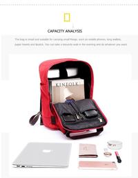 Gambar NATIONAL GEOGRAPHIC N07301 Backpack Bag Authentic Color Tas Ransel Laptop 15.6 Inch - Black dari BagZilla ID undefined 4 Tokopedia