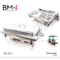 Gambar shinji store Paket 4 Set Prasmanan Chafing Dish Jumbo 1 Tray 2 Tray BMW 12Liter Free 4 Sendok Sayur dari Shinji Store1 undefined 4 Tokopedia