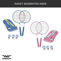 Gambar JOSS! Raket Badminton Anak Wannafit | Bulutangkis Bulu Tangkis Mini dari Almera332 undefined 2 Tokopedia