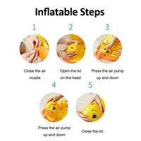 Gambar Kursi Sofa Tiup Tempat Duduk Bayi Balon balita tahun Motif Binatang Infant Seat mainan terapung air anak laki laki perempuan - Biru dari toko cahyan undefined 4 Tokopedia