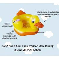 Gambar Kursi Sofa Tiup Tempat Duduk Bayi Balon balita tahun Motif Binatang Infant Seat mainan terapung air anak laki laki perempuan - Biru dari toko cahyan undefined 5 Tokopedia