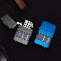 Gambar Vintage Metal Transparent Oil Tank Kerosene Lighter Windproof Grinding Wheel Torch Lighter Cigarette Accessories Mens Gift dari Healtheasy undefined 5 Tokopedia