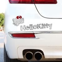 Gambar 2Pcs/Set Stiker Hello Kitty Motor Mobil Stiker Motif Kartun Emblem Hello Kitty Chorme Untuk Dekorasi Bagasi Mobil dari maladari undefined 4 Tokopedia