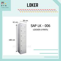Gambar Loker Besi 6 Pintu SAPPORO SAP LK 006 dari fiellaa24 undefined 4 Tokopedia