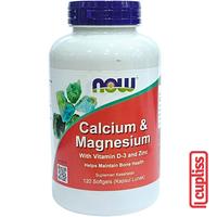 Gambar NOW Foods Vitamin Cal Mag D 120 softgels Suplemen Tulang Calcium Magnesium Zinc BPOM dari Cupliss undefined 1 Tokopedia