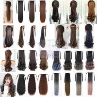 Gambar Ikat Rambut Palsu Model Lurus & Gelombang ala Wanita Korea - Medium & Panjang - Ekor Kuda - Tersedia Warna Hitam, Coklat Tua, Coklat Muda dari rahmattstorec undefined 1 Tokopedia