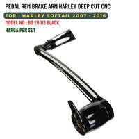 Gambar PEDAL REM BRAKE ARM DEEP CUT CNC HARLEY SOFTAIL 2007-2016 BG EB 113 BLACK dari sposo undefined 1 Tokopedia