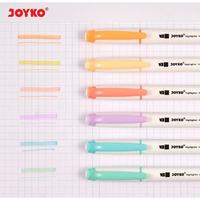 Gambar (6pcs) Highlighter Joyko Pastel Color HL-54 6 warna dari aruanstore undefined 3 Tokopedia
