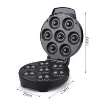 Gambar 1000W Mini Donut Maker Machine Electric 110V 220V Automatic Non-Stick Doughnut Nut Cake Baking Oven 7 Holes Pot for Kids Dessert dari Store Yoyon undefined 3 Tokopedia