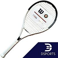 Gambar Wilson Roland Garros Elite 113 275 G 16x19 275Gr RG White ( Racket Tennis Tenis Raket ) ORIGINAL dari SUMBER PUCUNG SHOOP undefined 1 Tokopedia