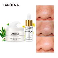 Gambar LANBENA Nose Botanical Pore Strip 30g Deep Cleansing Blackhead Pore Treatment Serum 15ml Shrink Pores Firm Smooth Facial Skin dari Tk godongansejahteraaaaa undefined 1 Tokopedia